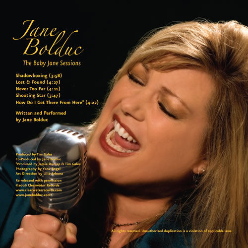 The Baby Jane Sessions Jane Bolduc